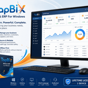 TapBix POS & ERP for Windows – Lifetime License – 1 Device